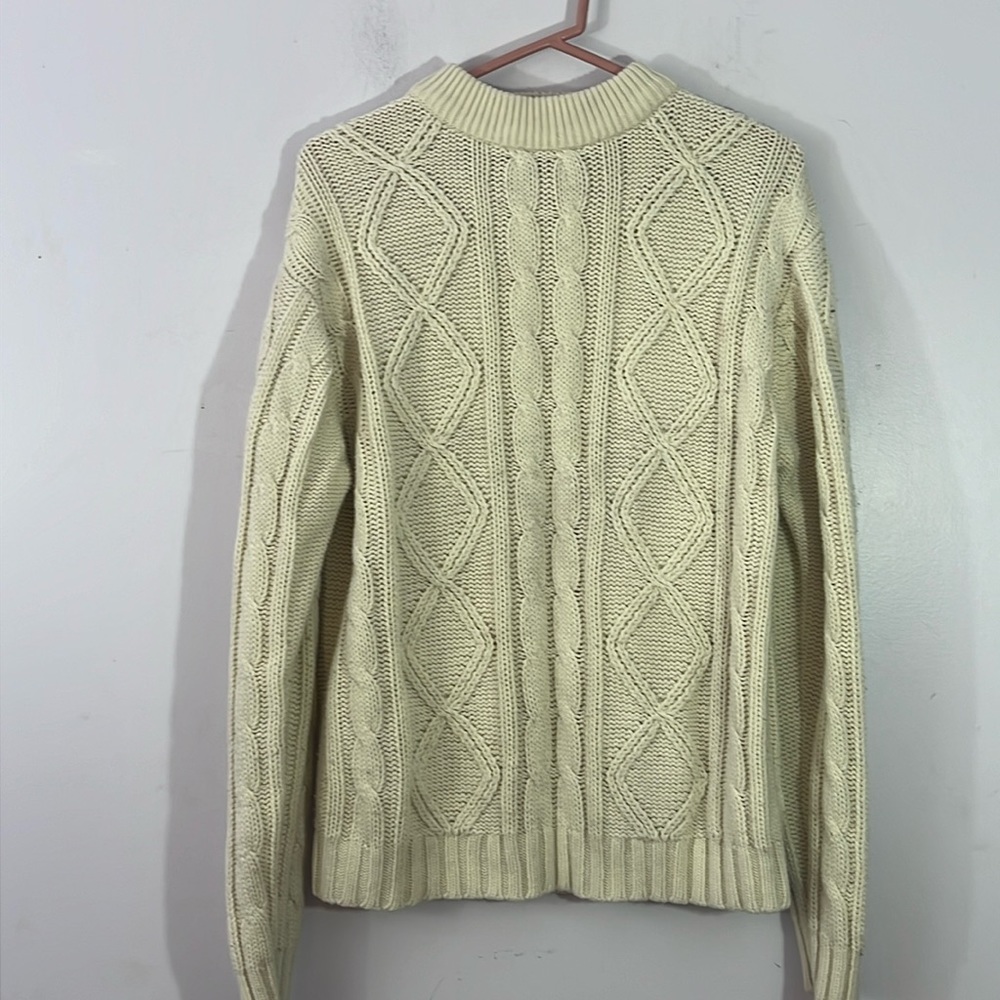 Vintage Kmart cable knit sweater, large
